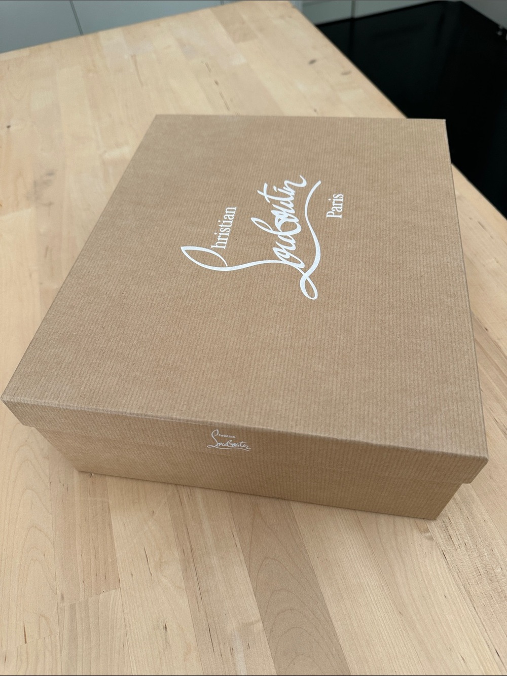 Christian Louboutin shoe box.